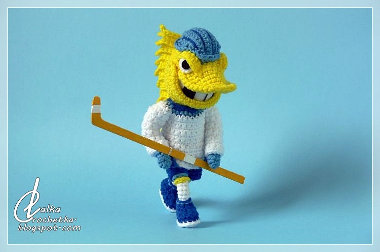 http://lalkacrochetka.blogspot.com/2019/06/toledo-walleye-hockey-team-mascot.html